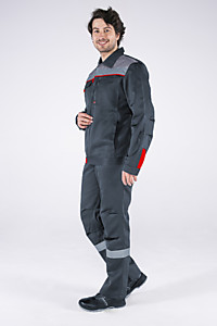 Костюм Фаворит-1 СОП (тк.Смесовая,210) брюки, т.серый/серый 48-50/182-188