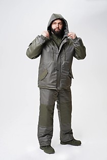 Костюм зимний "Кошачий глаз", олива 68-70