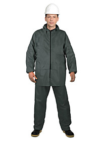 Костюм влагозащитный "Тайфун" зеленый (60-62) 120-124/182-188