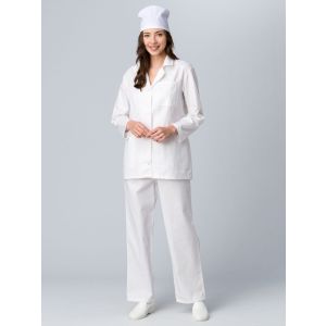 Костюм женский повара (тк.Бязь,145), белый