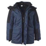 Куртка утепленная «СИТИ» цвет синий с чёрным