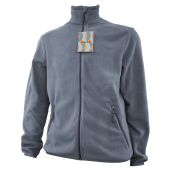 Куртка флисовая арт. JF-01 на молнии цв. серый