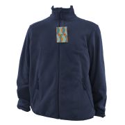 Куртка флисовая арт. JF-01 на молнии цв. т/синий