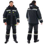 Костюм утепленный «Орегон-Мембрана» (с п/к) т.серый /черный /лимон