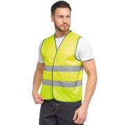 Жилет сигнальный арт. J02 жёлтый флуоресцентный